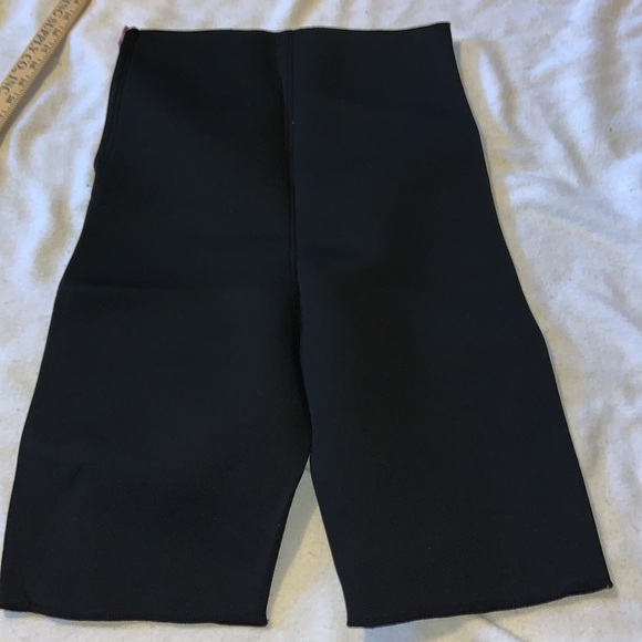 CURVES SHAPER SHORTS & TOP NEOPRENE SWEAT workout body definition high waist 2X - Picture 11 of 16